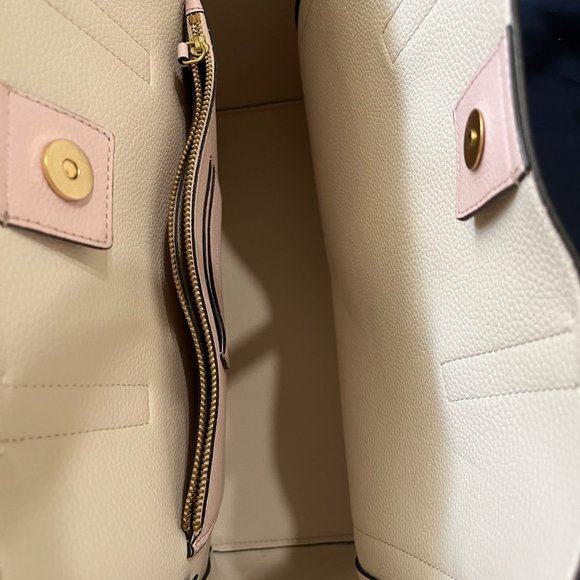 Cole Haan – Natalie Collection Leather Tote PEACH BLUSH - Picture 5 of 8